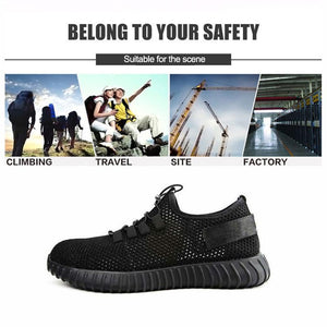Hirundo Lightweight Indestructable Safety Shoe, 1 pair