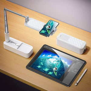 Multi-angle Phone Stand With Light For Cotent Creation