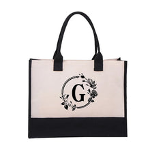 Load image into Gallery viewer, 🎁Perfect Gift-Letter Canvas Bag Women Hit Color Simple Shoulder Shopping Tote Handbag