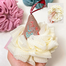 Load image into Gallery viewer, Bath Ball Cute Ice Cream Scrub Towel