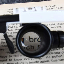 Load image into Gallery viewer, LED Glasses Magnifier 8x 15x 23x