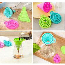 Load image into Gallery viewer, Kitchen Folding Silicone Funnel