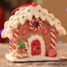 Load image into Gallery viewer, Soft Clay LED Glowing Christmas House