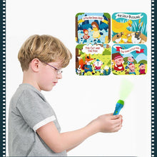 Load image into Gallery viewer, Kids Story Time Flashlight Projector
