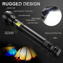 Load image into Gallery viewer, 🔥Hot SALE🔥LED Rechargeable Tactical Laser Flashlight