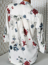 Load image into Gallery viewer, Floral Casual Stand Collar Long Sleeve Blouses TOPS.FL