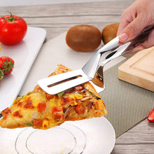 Load image into Gallery viewer, Multifunctional Frying Spatula Steak Clip Double-Sided  Shovel Clip - 304 Stainless Steel