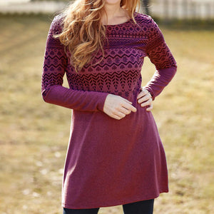 Ethnic Style Long-sleeved Dress