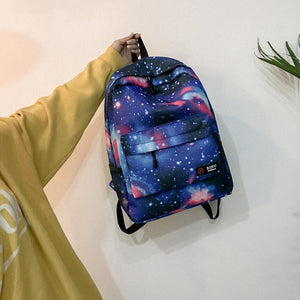 Galaxy Backpack Unisex School Backpack Cute Bag