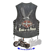 Load image into Gallery viewer, Motorcycle vest hanging clock