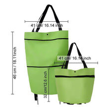 Load image into Gallery viewer, 2 In 1 Foldable Eco-friendly Shopping Cart