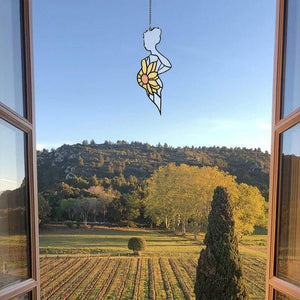 Stained Glass Decoration Childbirth Pendant