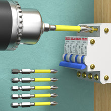 Load image into Gallery viewer, Cross and Slotted Screwdriver Bits for Electricians