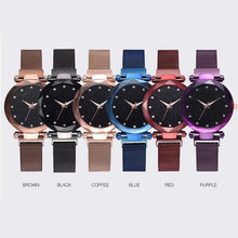 Load image into Gallery viewer, Waterproof Magnetic Starry Galaxy Watch
