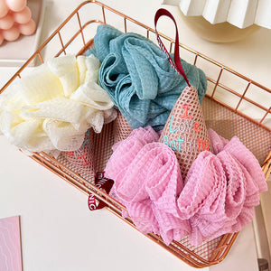 Bath Ball Cute Ice Cream Scrub Towel