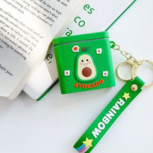 Load image into Gallery viewer, Cute Avocado Keychain