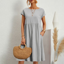 Load image into Gallery viewer, 🔥 Last Day Promotion 50% OFF 🔥Women&#39;s Short Sleeve Cotton And Linen Dress