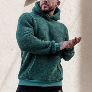 Hooded Men's Wool Sweatshirt