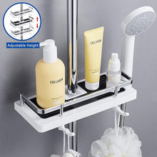 Load image into Gallery viewer, Bathroom Pole Shower Storage Rack Holder