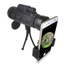 Load image into Gallery viewer, 12X50 High Power Monocular Telescope With Smartphone Adapter and Tripod