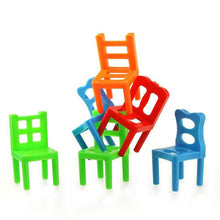 Load image into Gallery viewer, Chairs Stacking Tower Balancing Game