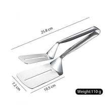 Load image into Gallery viewer, Multifunctional Frying Spatula Steak Clip Double-Sided  Shovel Clip - 304 Stainless Steel