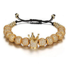 Load image into Gallery viewer, King &amp; Queen Luxury Charm Bracelets, Perfect Gifts