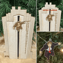 Load image into Gallery viewer, Die Hard Advent Calendar - Hans Gruber Falling off off Nakatomi Plaza