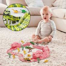 Load image into Gallery viewer, Dinosaur Track Set Toy