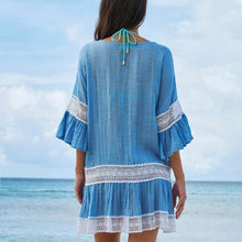 Load image into Gallery viewer, Lace Panel Tunic Dress