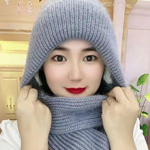 Load image into Gallery viewer, Integrated Ear Protection Windproof Cap Scarf