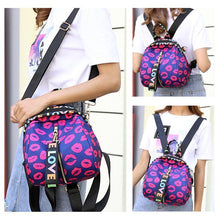 Load image into Gallery viewer, Floral Waterproof Shoulder Bag Backpack