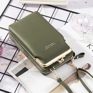 2022 New Fashion Women Phone Bag Solid Crossbody Bag