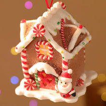 Load image into Gallery viewer, Soft Clay LED Glowing Christmas House