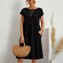 Load image into Gallery viewer, 🔥 Last Day Promotion 50% OFF 🔥Women&#39;s Short Sleeve Cotton And Linen Dress
