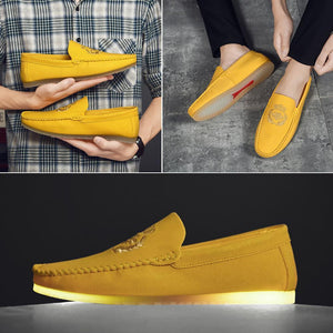 Men's Embroidered Loafers