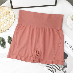 High Waist Seamless Hip Lift Slim Shorts