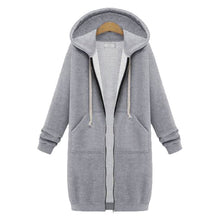 Load image into Gallery viewer, Women&#39;s Casual Zip up Fleece Hoodies