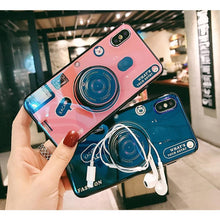 Load image into Gallery viewer, Luxury 3D Camera Blue Ray Phone Cover For IPhone