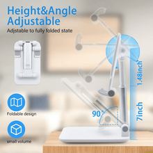 Load image into Gallery viewer, Foldable Desktop Phone Tablet Stand Mobile Desk Holder