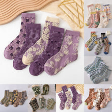 Load image into Gallery viewer, Womens Floral Cotton Socks (10 Pairs)