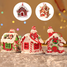 Load image into Gallery viewer, Soft Clay LED Glowing Christmas House