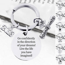 Load image into Gallery viewer, 2023 Graduation Season Metal Keychain Gift with gift box