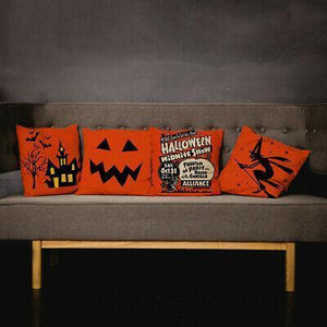 Halloween Decoration Pumpkin Cushion Cover