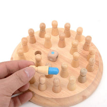 Load image into Gallery viewer, Wooden Memory Match Stick Chess