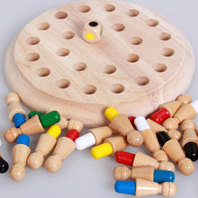 Load image into Gallery viewer, Wooden Memory Match Stick Chess