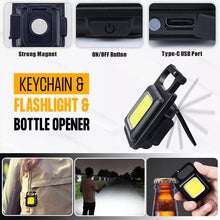 Load image into Gallery viewer, Multifunctional Keychain Emergency Light
