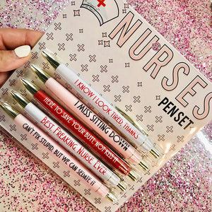 Funny Nurses Pens Set(set of 5)