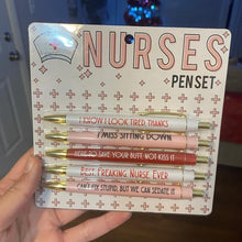 Load image into Gallery viewer, Funny Nurses Pens Set(set of 5)