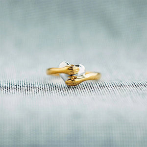 Feel My Love Hug Heart Ring